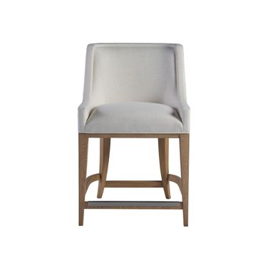 Simpatico Simpatico Upholstered Counter Stool In Cream
