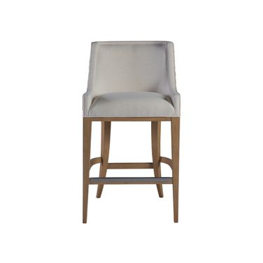 Simpatico Simpatico Woven Back Bar Stool In Cream