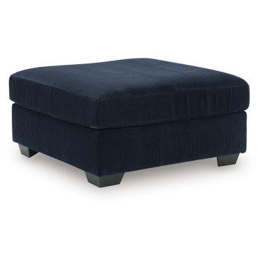 SimpleJoy Oversized Accent Ottoman In Navy