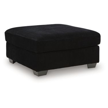 SimpleJoy Oversized Accent Ottoman In Onyx