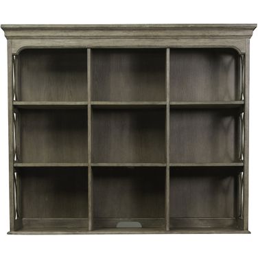 Simply Elegant Taupe Credenza Hutch