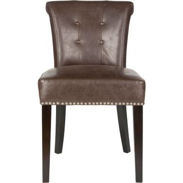 Sinclair Antique Brown Ring Chair Set of 2