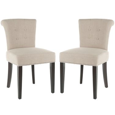 Sinclaire True Taupe Side Chair Set of 2