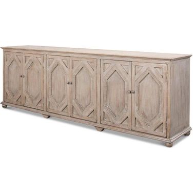 Six Diamonds Gray Sideboard