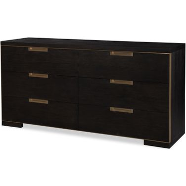 Six Drawer Dresser In Mocha