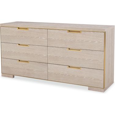 Six Drawer Dresser In Sand