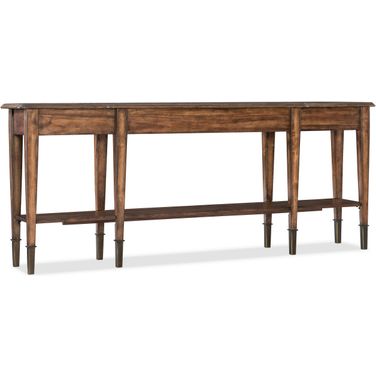 Commerce and Market Skinny Medium Wood Console Table