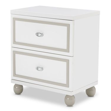 Sky Tower Nightstand In Cloud White