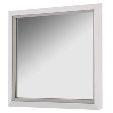 Sky Tower Wall Mirror In Cloud White