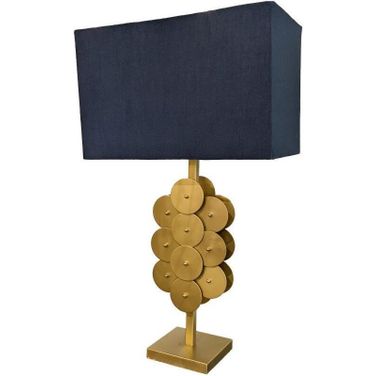 Skye Brass Disc Lamp