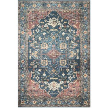 Skye Denim/Brick 9' x 12' Rug