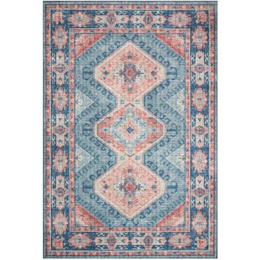 Skye Turquoise/Terracotta 9' x 12' Rug