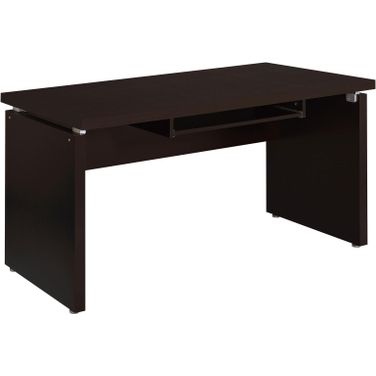 Skylar Computer Desk with Keyboard Drawer Cappuccino