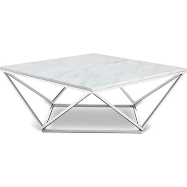 Skyler Coffee Table In Chrome