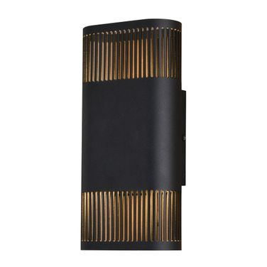 Skyline 10.25 Inch H LED Outdoor Wall Light In Textured Black