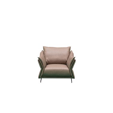 Skyline Giada Leather Chair In Beige