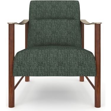 Slant Accent Chair In Green