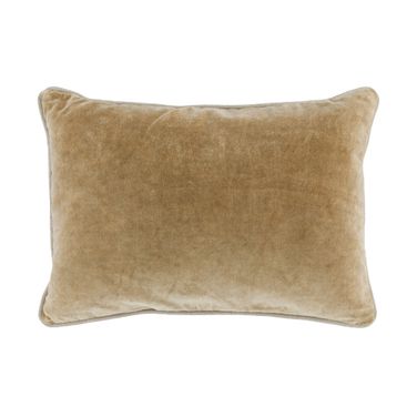 SLD Heirloom Velvet 14 x 20 Inch Pillow In Wheat