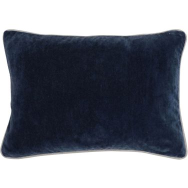 SLD Heirloom Velvet 14x20 Pillow In Navy