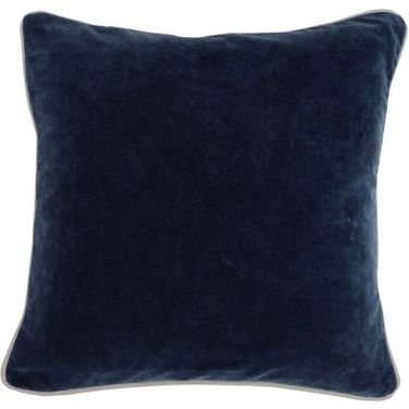 SLD Heirloom Velvet 18x18 Pillow In Navy