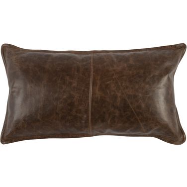 SLD Parsons Leather 14x26 Pillow In Cocoa