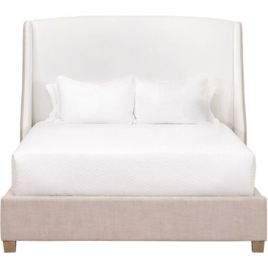 Stitch and Hand Sloan Queen Bed In Peyton Pearl and Bisque