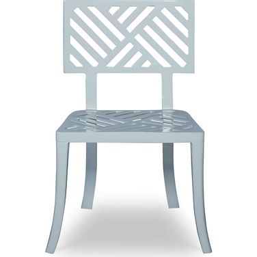 Sloan Outdoor Dining Side Chair In White