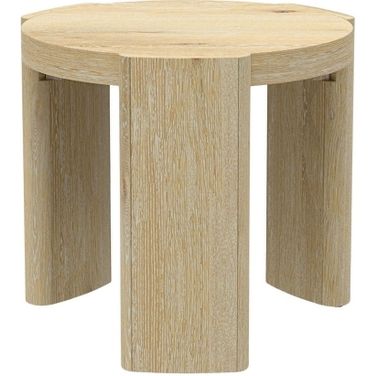 Sloane 20 Inch Round End Table In Driftwood