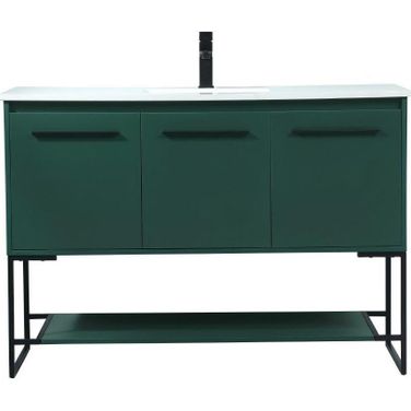 Sloane 48 Inch Single Bathroom Vanity In Green