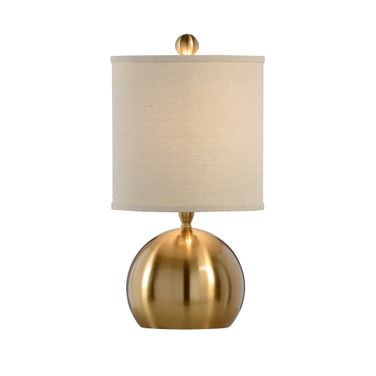 Small Brass Ball Lamp In Gold