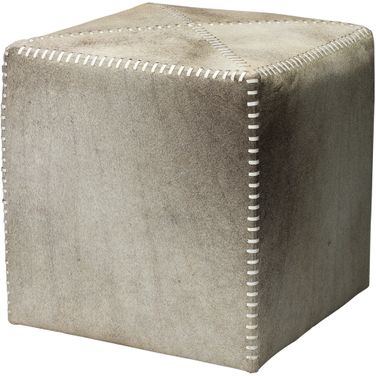 Small Ottoman In Grey