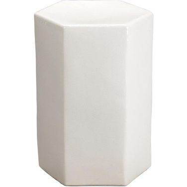 Small Porto Side Table In White