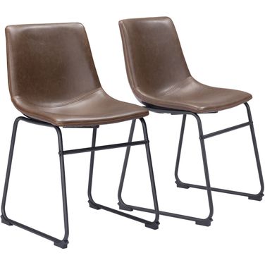 Smart Dining Chair Set of 2 In Vintage Espresso