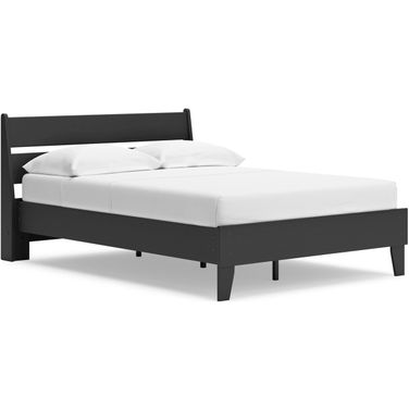 Socalle Full Panel Platform Bed In Black