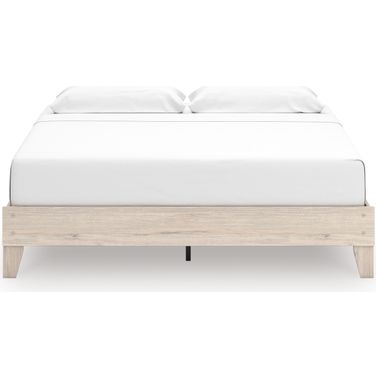 Socalle King Platform Bed In Light Natural