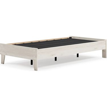 Socalle Light Natural Twin Platform Bed