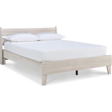 Socalle Natural Queen Platform Bed