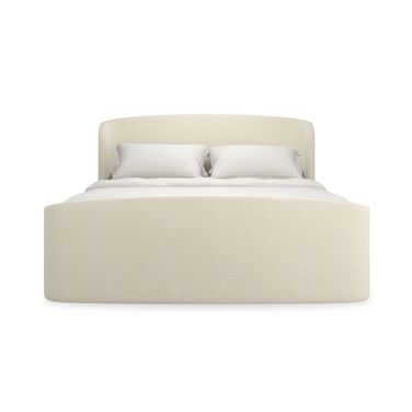 Soft Embrace King Upholstered Bed In Ivory