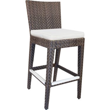 Soho Barstool with Cushion In Brown
