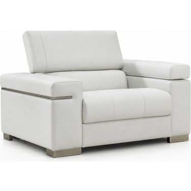 Soho Chair in White Leather