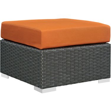 Sojourn Canvas Tuscan Outdoor Patio Sunbrella Ottoman