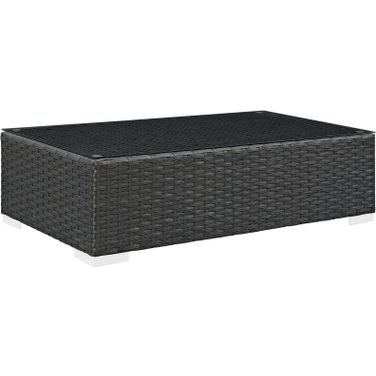 Sojourn Chocolate Outdoor Patio Coffee Table