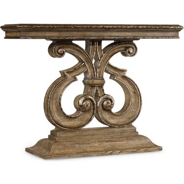 Melange Solana Light Wood Console Table