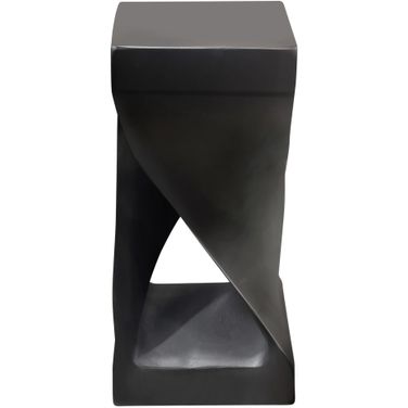 Solana Solid Wood Accent Table In Black