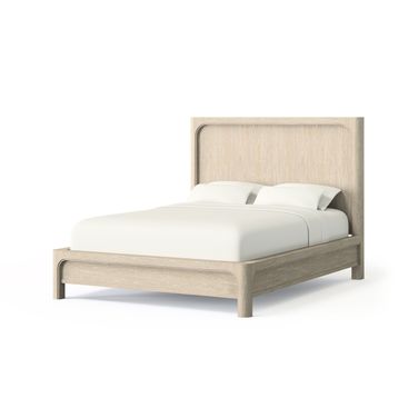 Solano 55-Inch Eastern King Panel Bed In Weathered Mango
