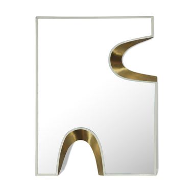 Soleil 28 x 38 Inch Mirror In Cream