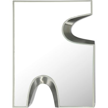 Soleil 28-Inch Mirror In Cream/Silver