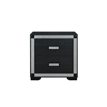 Soleil Nightstand In Charcoal