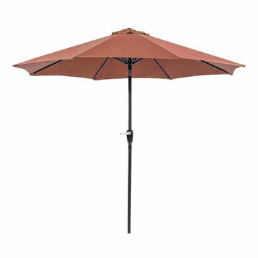 Soli 9 Foot Outdoor Umbrella In Red