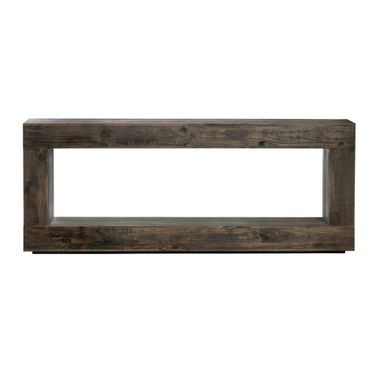 Solid Pine 80 Inch Console/Sofa Table In Brown